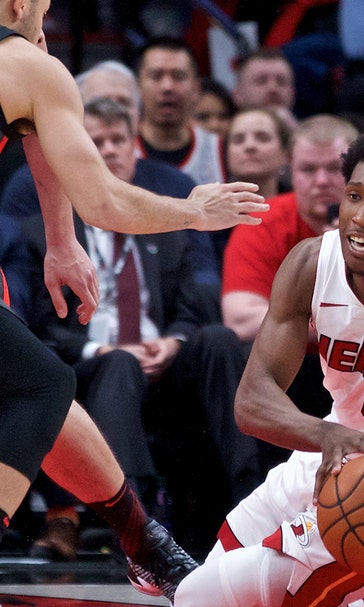 Hassan Whiteside's big double-double lifts Heat out of slump and into win over Trail Blazers